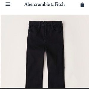 Abercrombie and Fitch High Rise Ankle Flare Jean